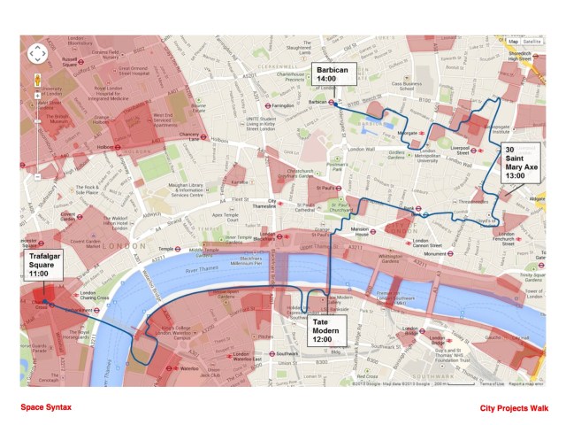 Space Syntax City Projects Walk
